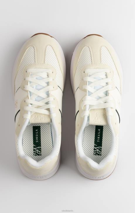 Männer SikSilk Ecru-Wira-Racer-Trainer Schuhwerk J0NL1