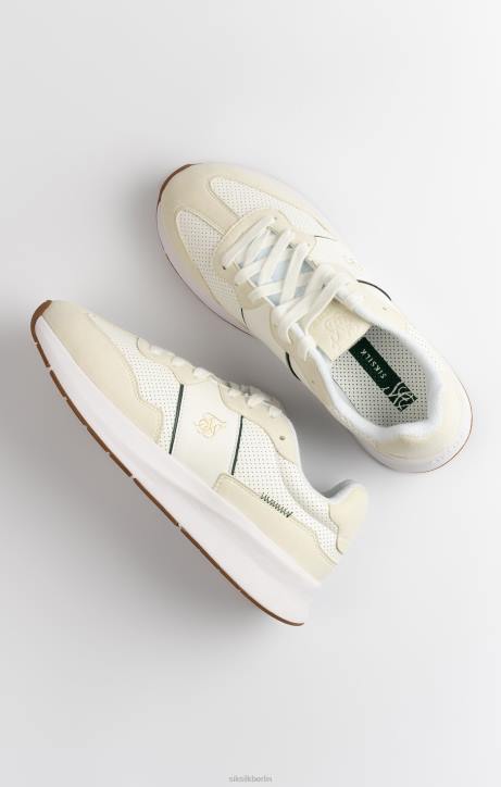Männer SikSilk Ecru-Wira-Racer-Trainer Schuhwerk J0NL1