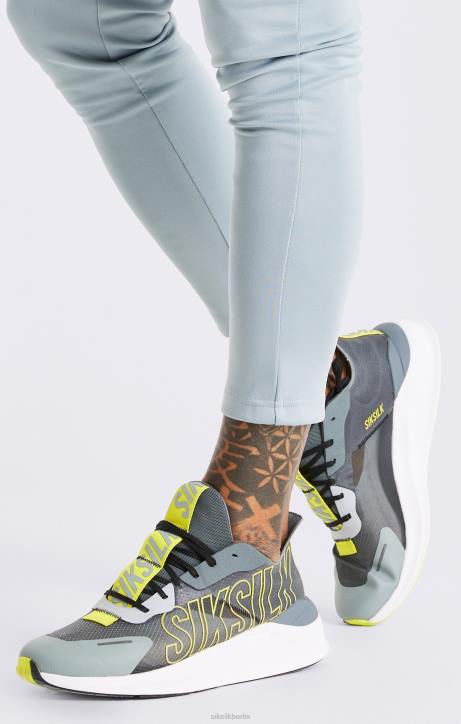 Männer SikSilk Grauer Mako-Performance-Lauftrainer Schuhwerk J0NL22