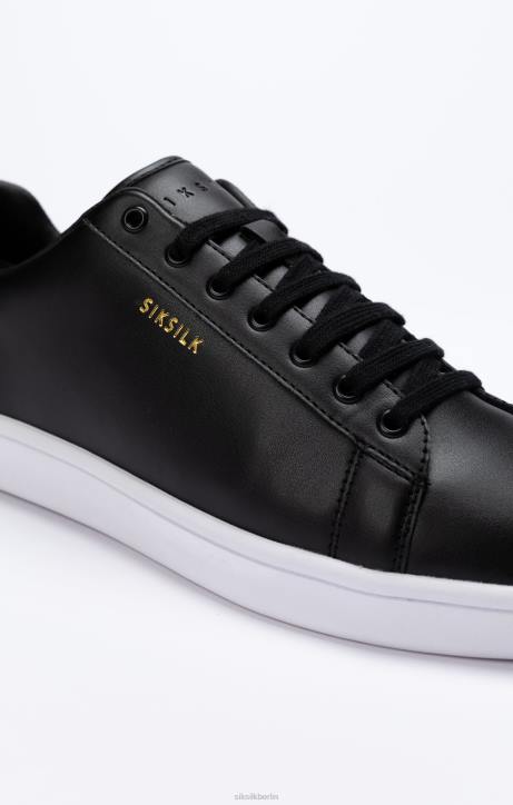 Männer SikSilk Schwarzer Low-Top-Freizeitsneaker Schuhwerk J0NL17