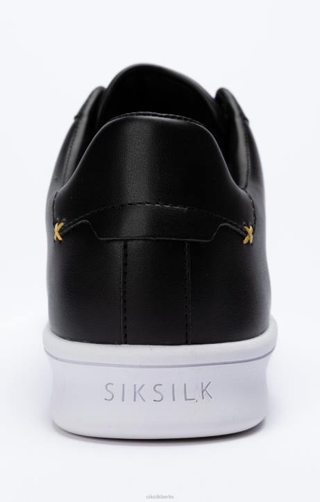 Männer SikSilk Schwarzer Low-Top-Freizeitsneaker Schuhwerk J0NL17