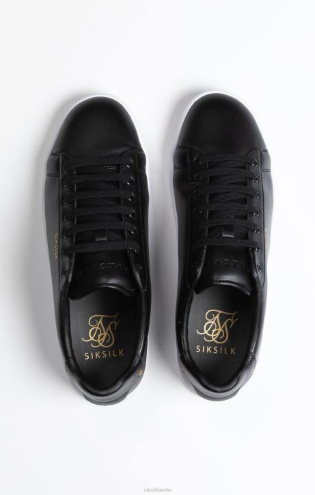 Männer SikSilk Schwarzer Low-Top-Freizeitsneaker Schuhwerk J0NL17