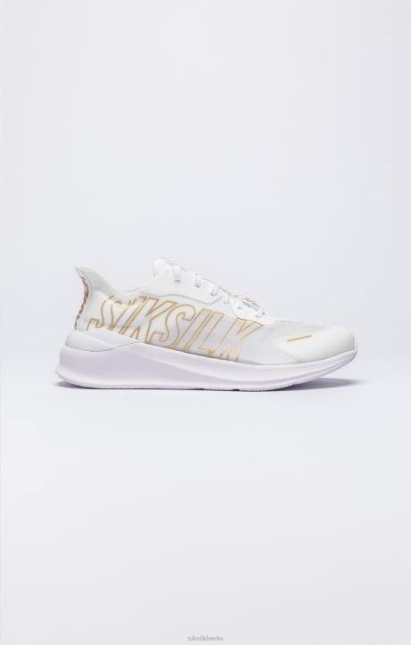 Männer SikSilk Weißer Mako-Performance-Lauftrainer Schuhwerk J0NL20