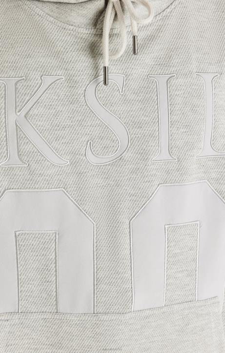 Männer SikSilk Elite Texturierter 89 Kapuzenpullover – Graumeliert Bekleidung J0NL417