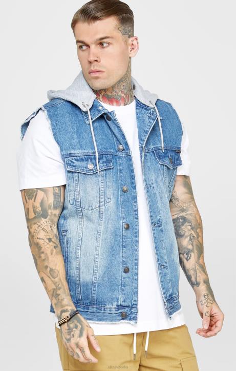 Männer SikSilk Spül- und Jeansweste Bekleidung J0NL473