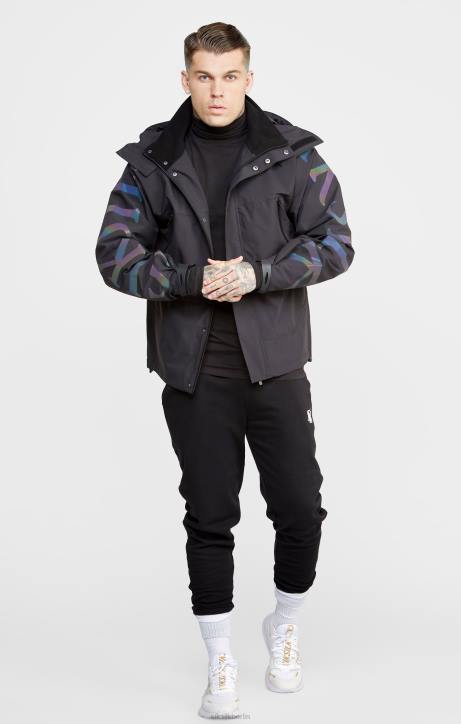 Männer SikSilk schwarze technische Jacke Bekleidung J0NL484