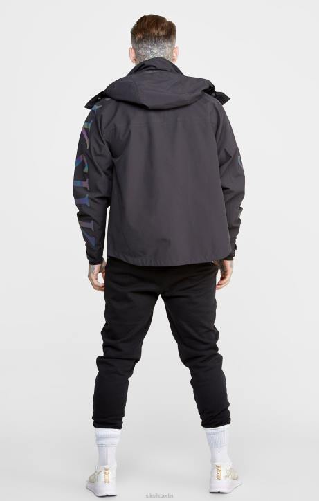 Männer SikSilk schwarze technische Jacke Bekleidung J0NL484