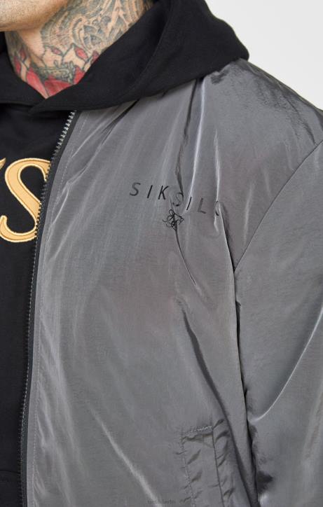 Männer SikSilk schwarzer Wendebomber Bekleidung J0NL502