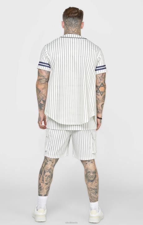 Männer SikSilk Beiges Baseballtrikot Bekleidung J0NL391