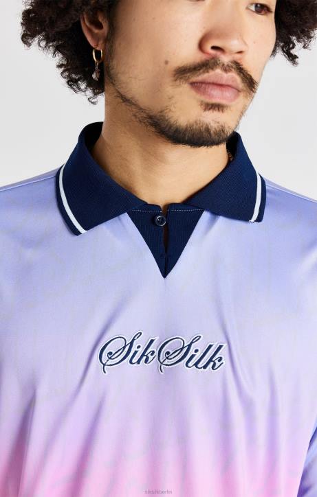 Männer SikSilk Marineblaues Fußballtrikot Bekleidung J0NL382