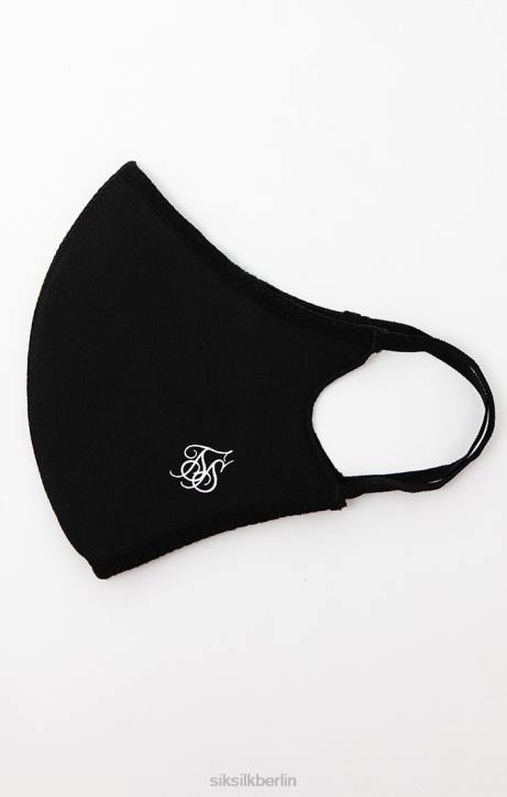 unisex SikSilk schwarze Packung mit 3 Gesichtsbedeckungen Zubehörteil J0NL239