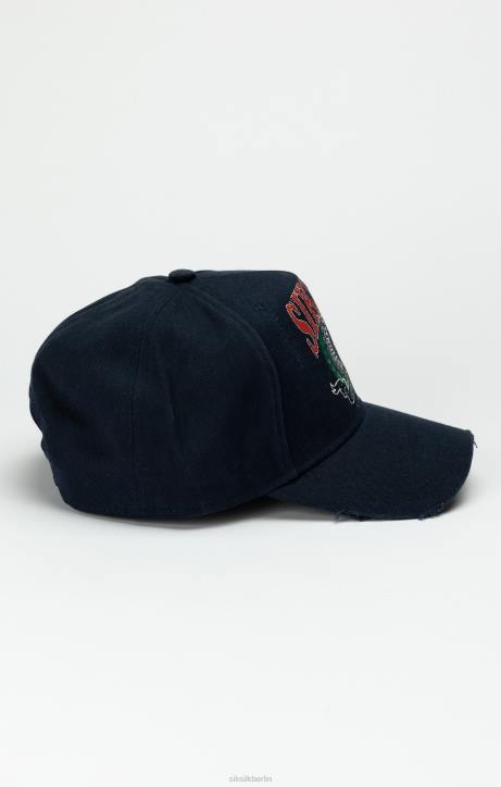 unisex SikSilk Marineblaue Trucker-Uni-Kappe Zubehörteil J0NL236