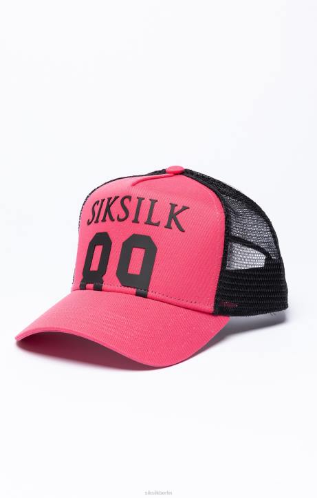 unisex SikSilk Rosa 89-Mesh-Trucker-Cap Zubehörteil J0NL244
