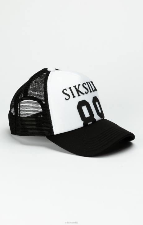 unisex SikSilk Schwarze 89 Trucker-Kappe aus Schaumstoff-Mesh Zubehörteil J0NL249