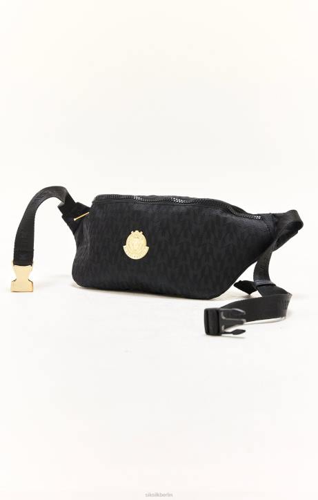 unisex SikSilk x Messi schwarze Gürteltasche Tasche J0NL619